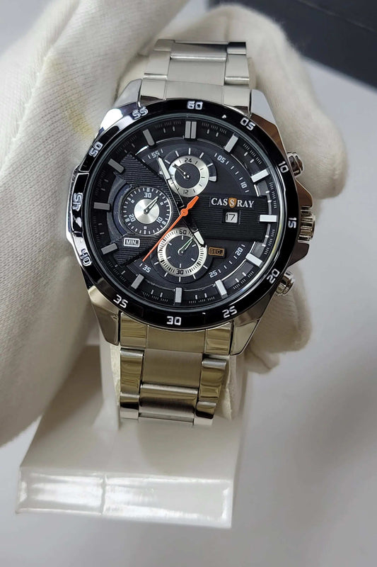 Cassray Chronograph Style Watch Black Dial
