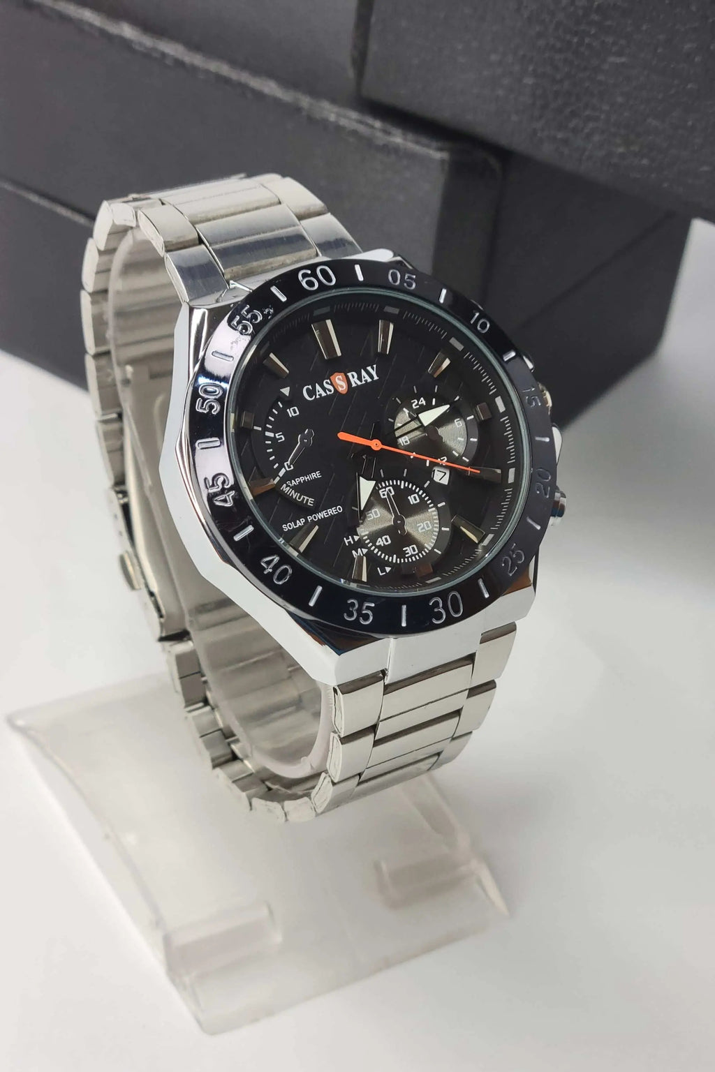 Cassray Stainless Steel Black Front