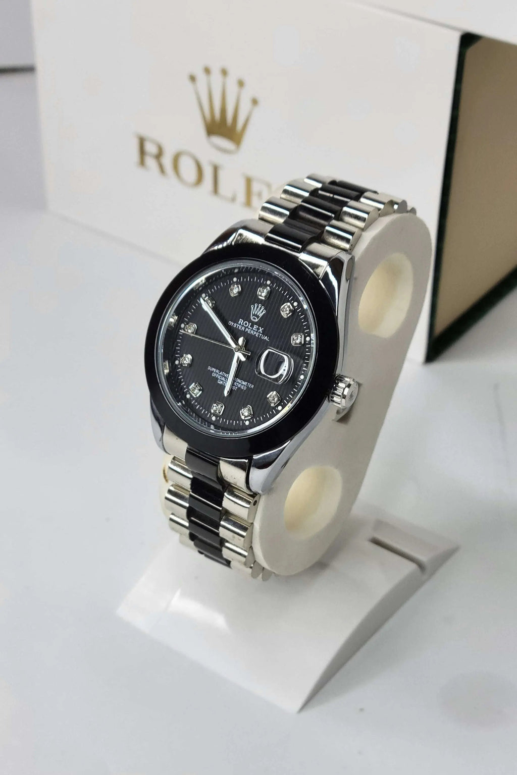 Rlx DateJust Black Sideview