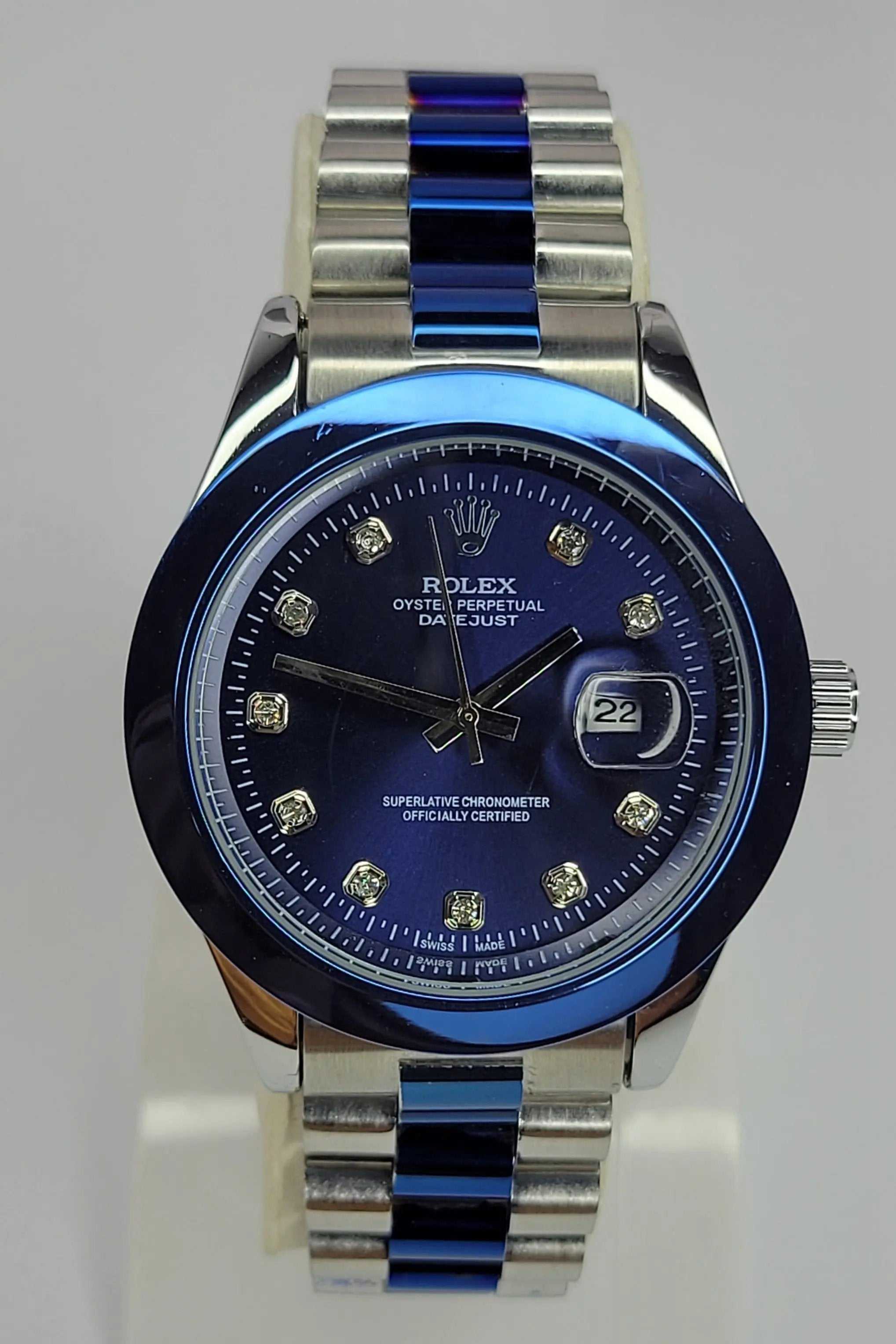 Rlx DateJust - Blue Front