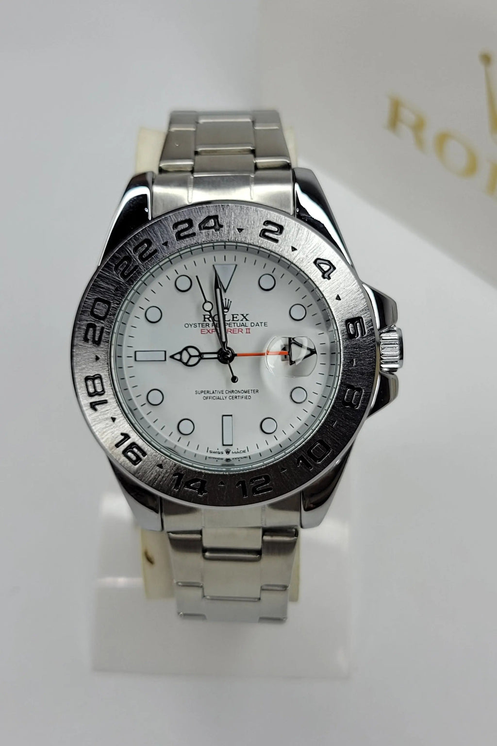 Rlx GMT Master- Silver Jubliee White