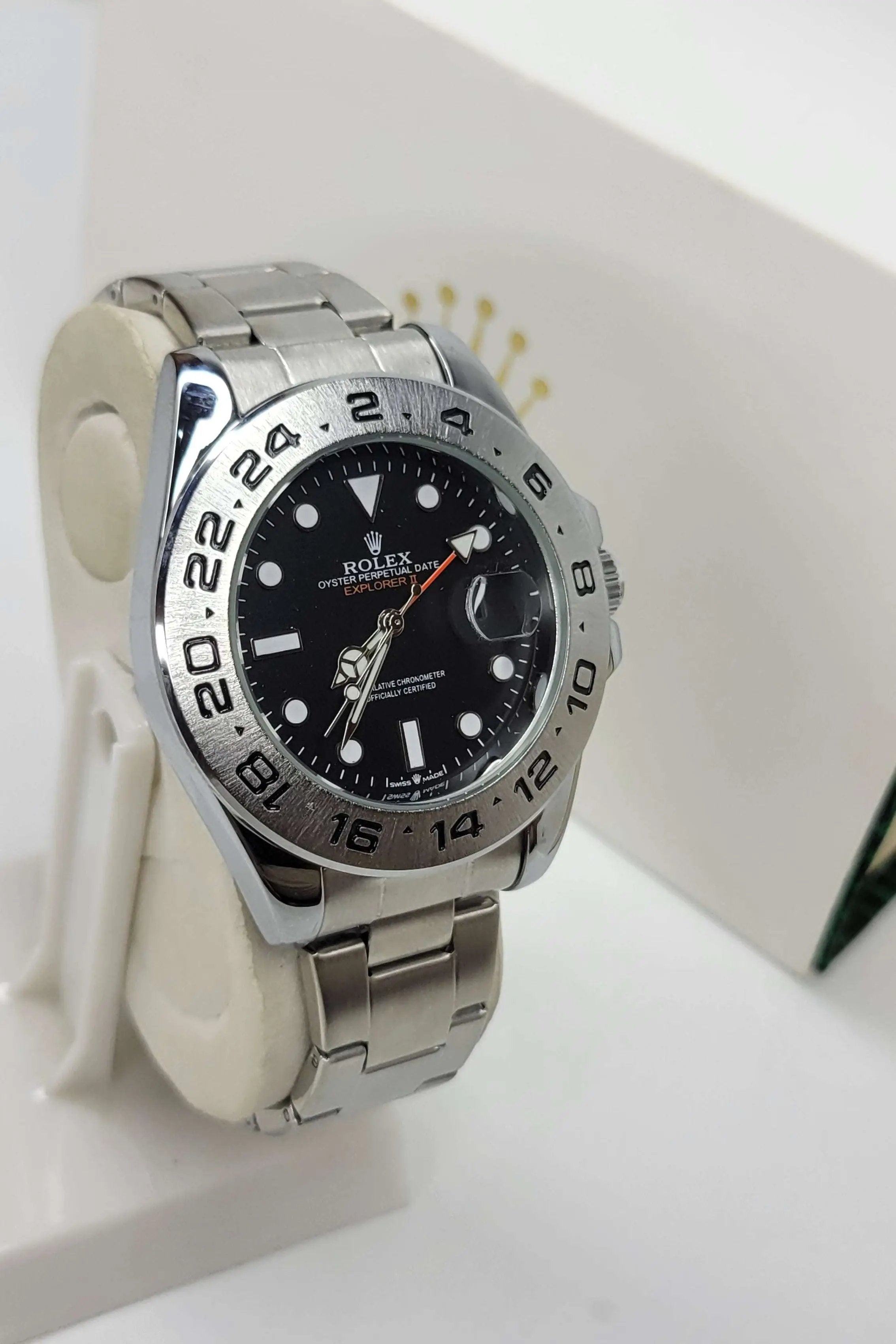 Rlx GMT Master - Silver Jubilee Black