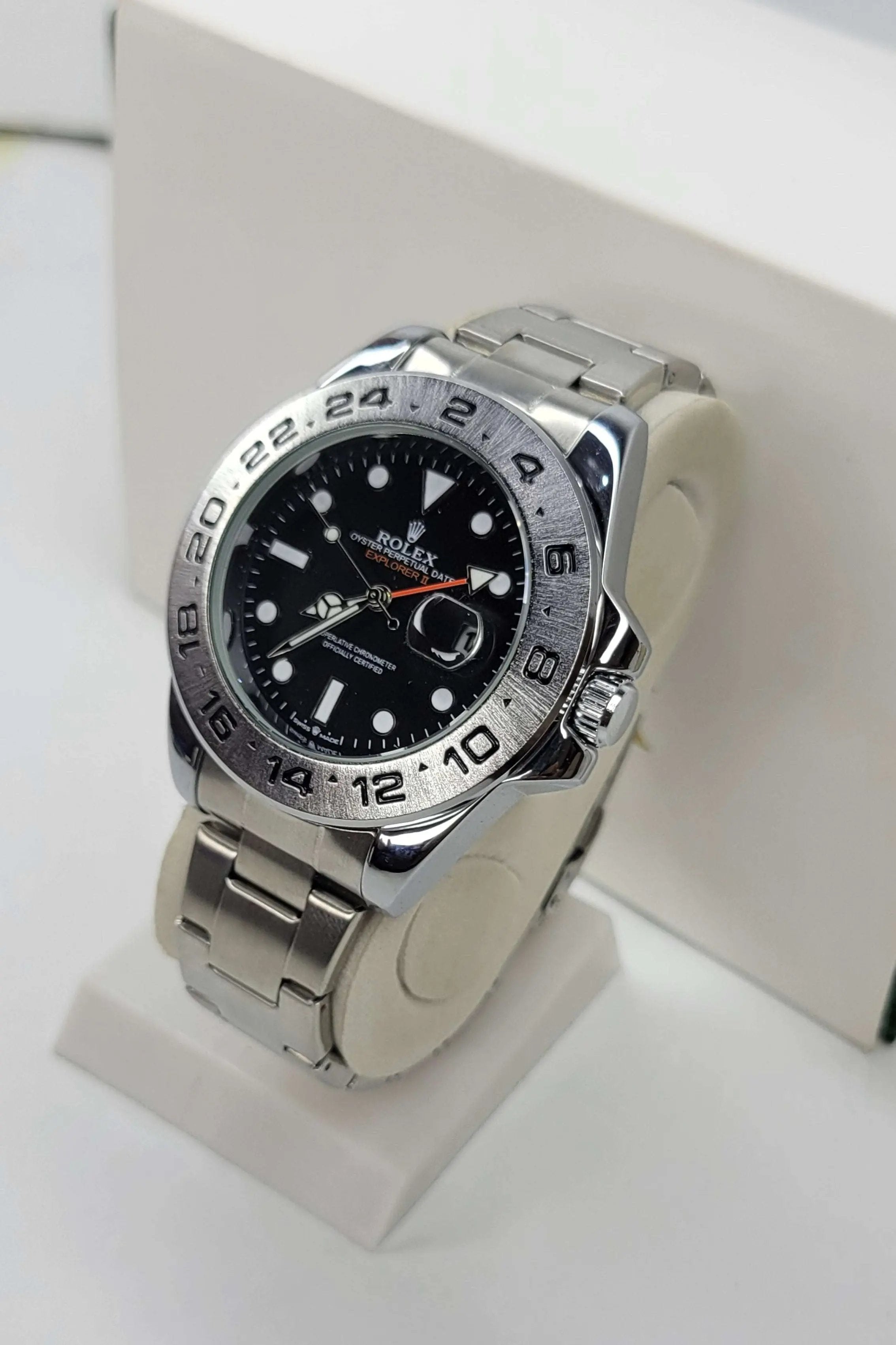 Rlx GMT Master - Silver Jubilee Black